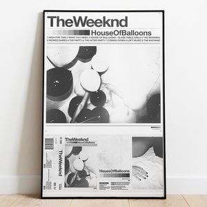 The Weeknd - House of Balloons Poster